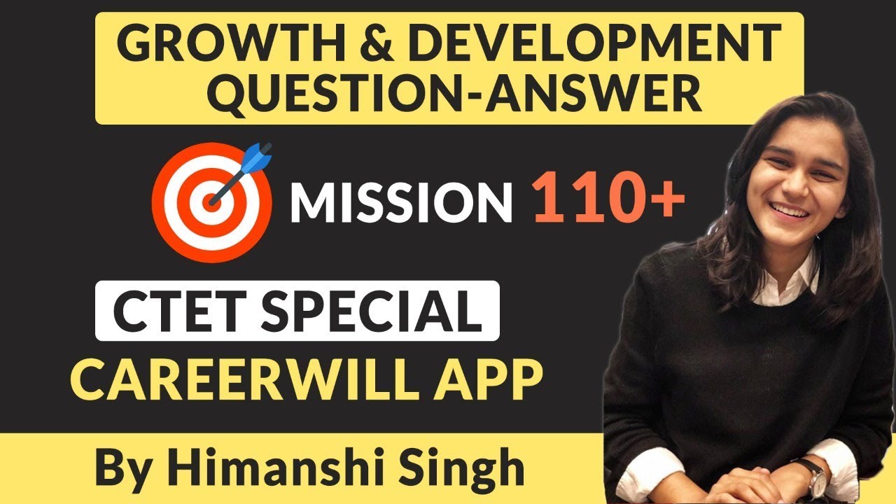 Development Question-Answer | By Himanshi Singh | for CTET, DSSSB, KVS, UP-TET-2019
