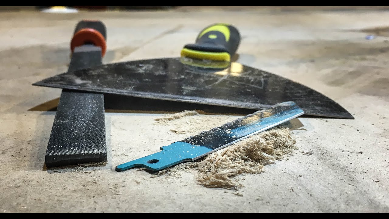 DIY scrapers from simple tools - Day 18/30