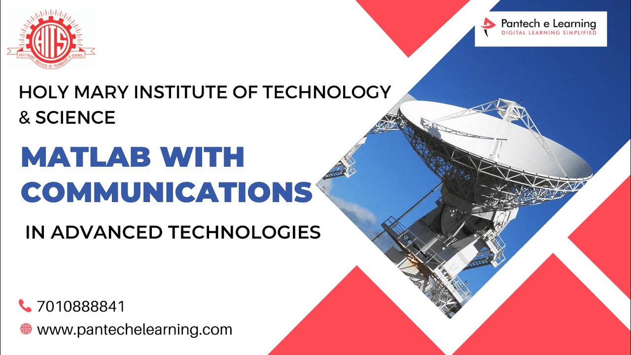 Get Started With MATLAB and Communications in Advanced Technologies | Holy Mary Institute of Tech