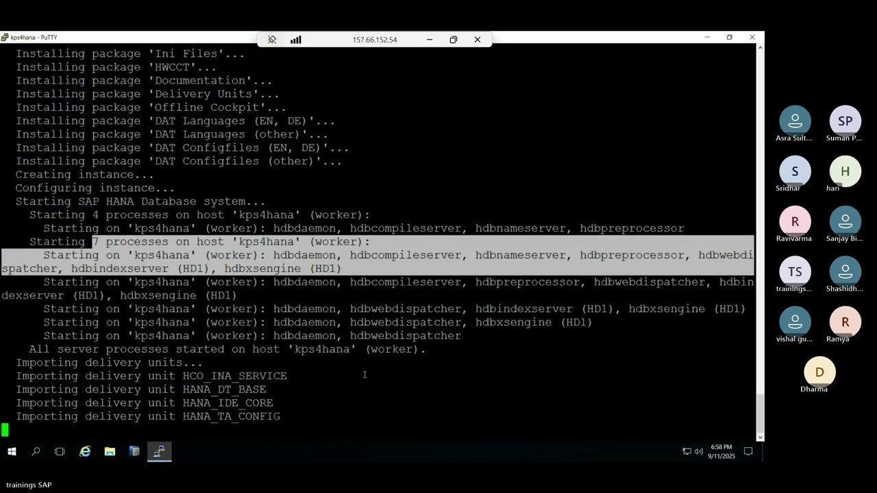 SAP HANA 2.0 Administration - Installation