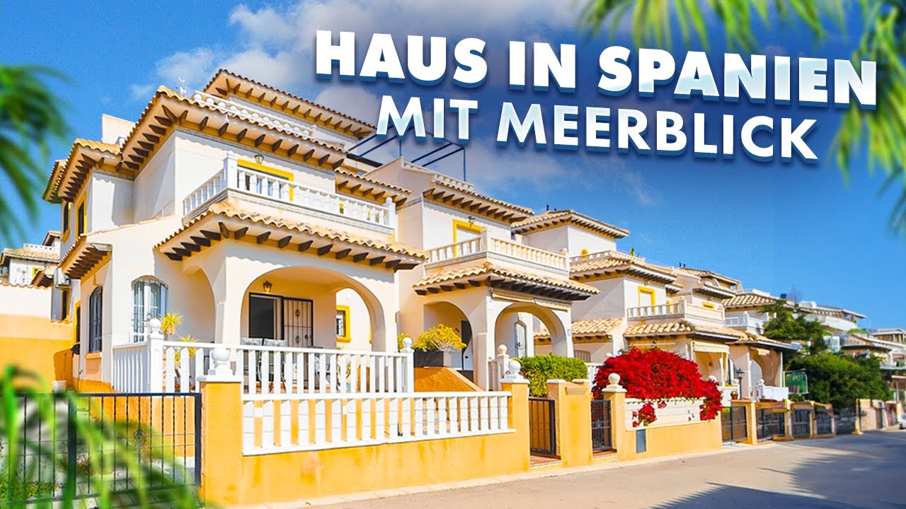 Kaufen Haus in Spanien. Schönes Haus in Orihuela Costa mit Meerblick