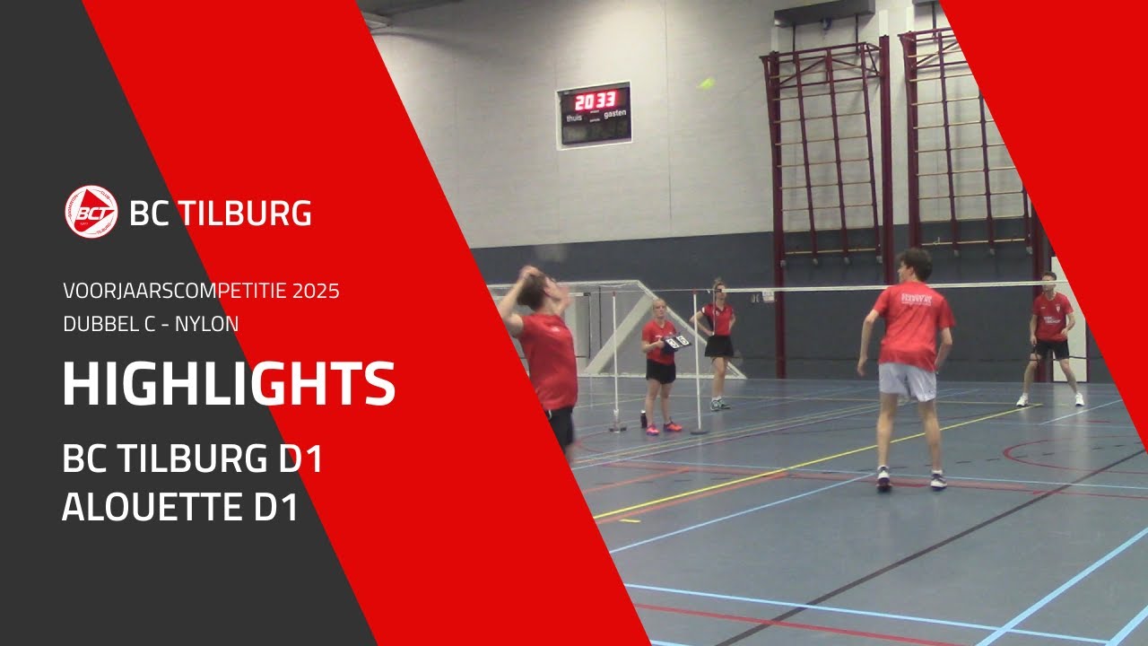 BC Tilburg D1 - Alouette D1 | DUBBEL C - NYLON | Voorjaarscompetitie 2025