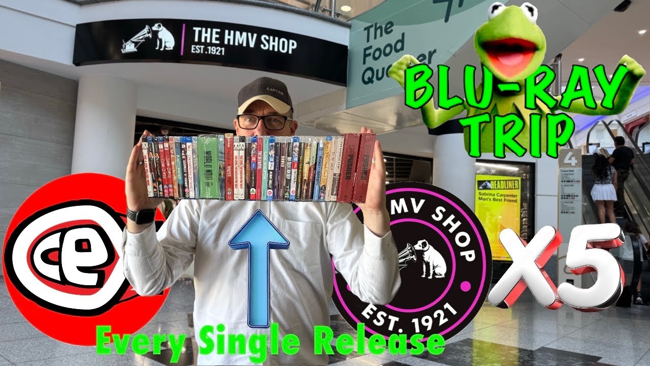 Blu-ray Trip #282 15/09/25…. 5x HMV’s and 2x CEX’s and a Costa.