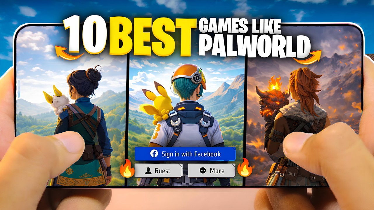 Top 10 New Survival Games Like Palworld For Android | 10 New Android Games Like Palworld 2026