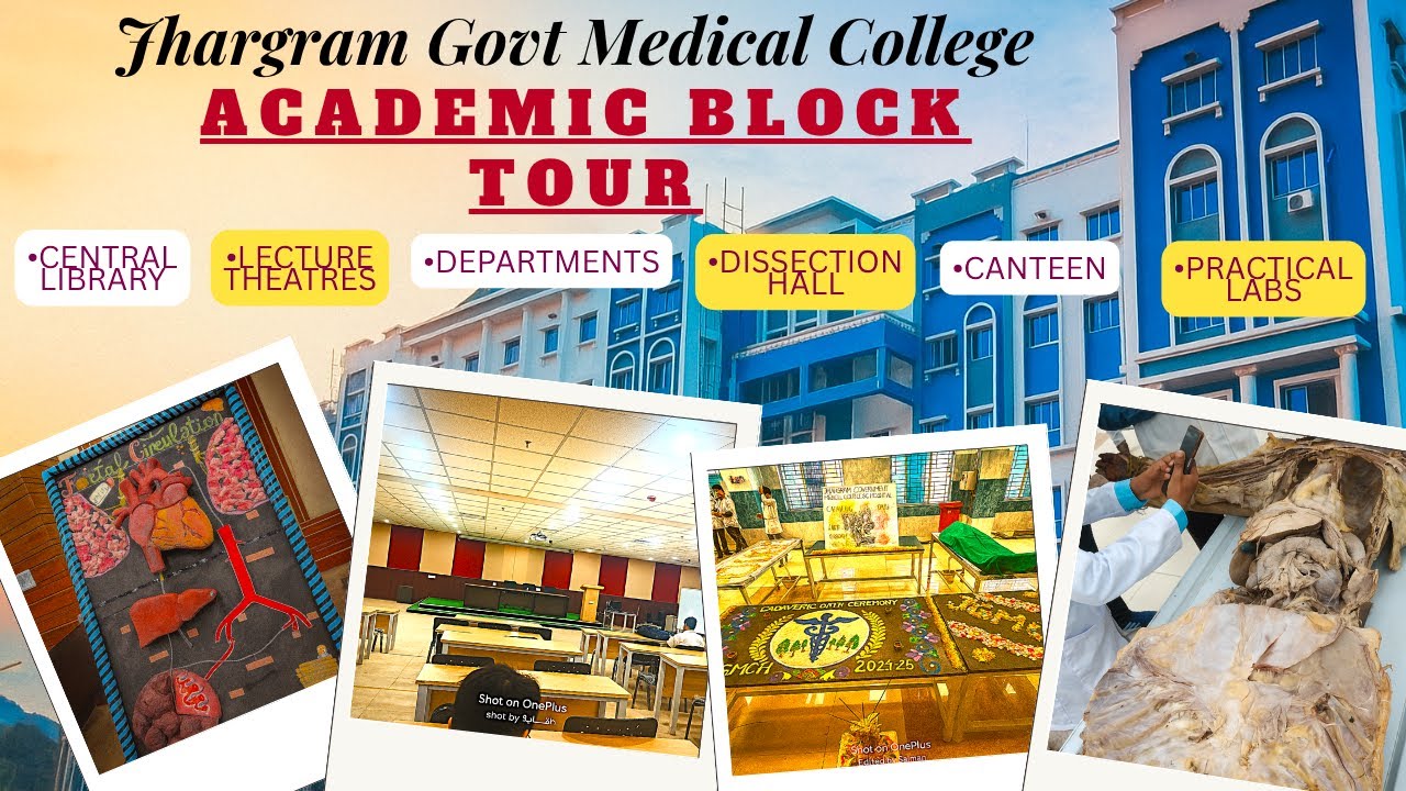 Inside Jhargram Govt Medical College 🏥  Full Academic Building Tour 2025  MBBS Campus Walkthrough