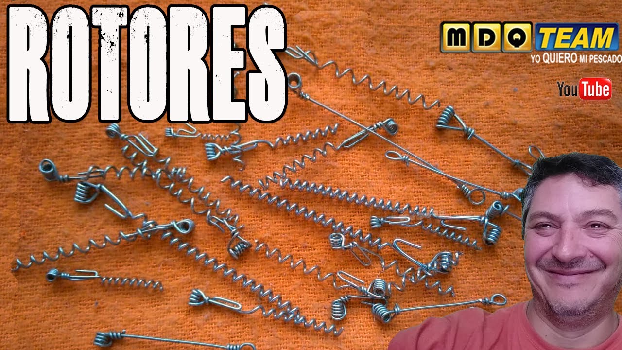 Como hacer rotores para pesca