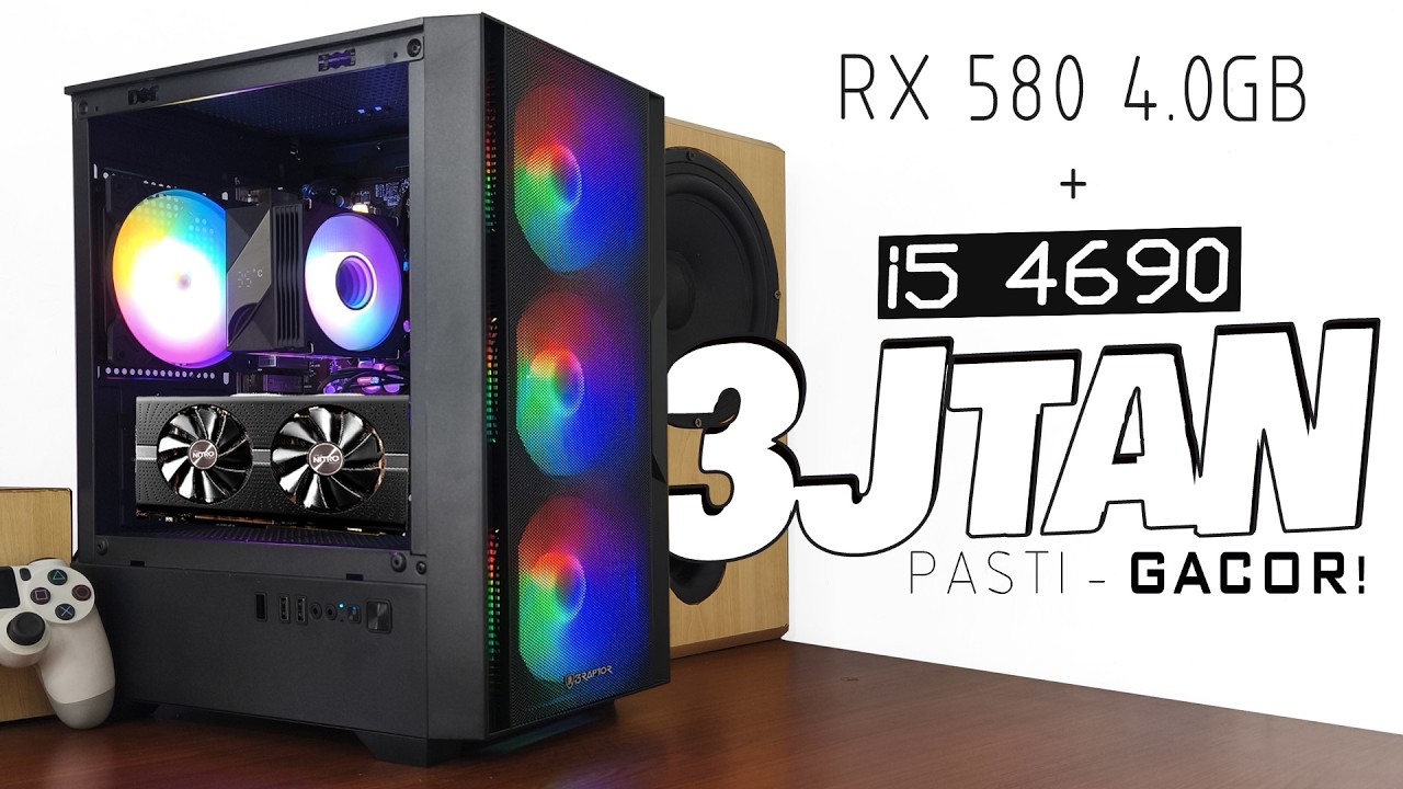 RAKIT PC 3 JUTAAN 2026 PALING GACOR‼️ RYZEN 5600G LEWAT