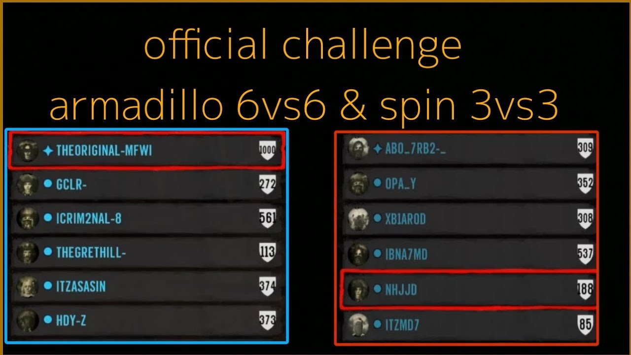 MFWi Vs OPA_Y /Official challenge armadillo 6vs6 & spin 3vs3
