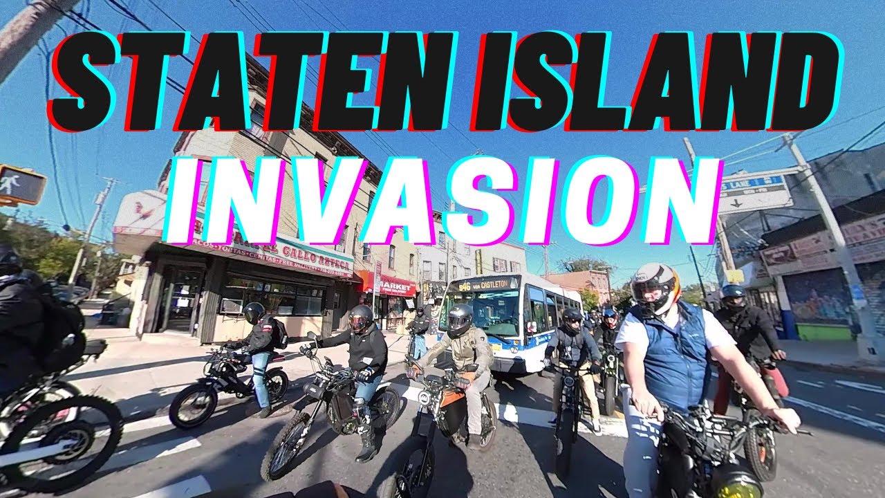 Custom E-Bikes INVADE STATEN ISLAND!