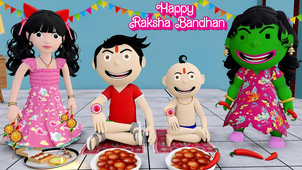 Bittu Sittu Ki Raksha Bandhan | Raksha Bandhan Cartoon | Funny Comedy Video