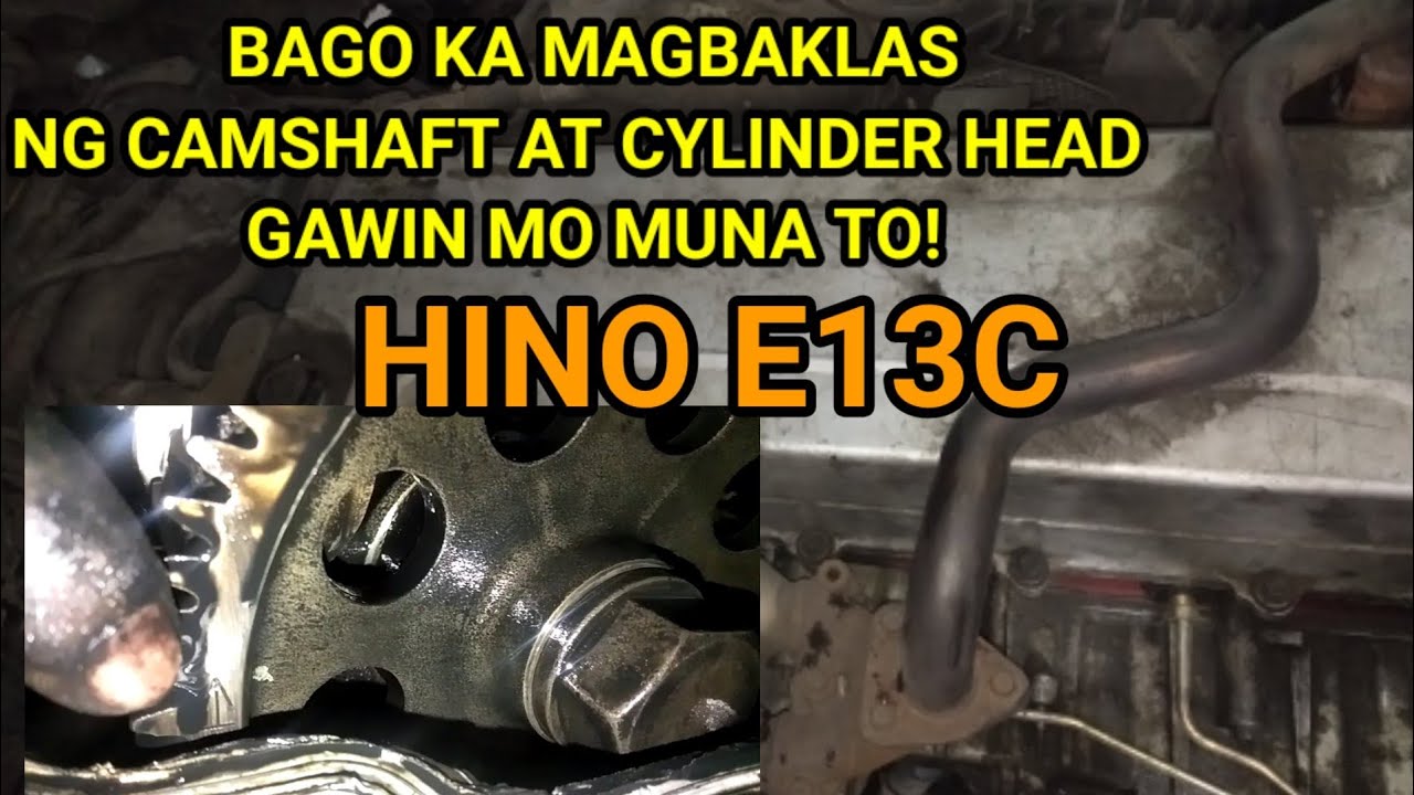 ANO DAPAT GAWIN  BAGO MAGBAKLAS NG CAMSHAFT AT CYLINDER HEAD?