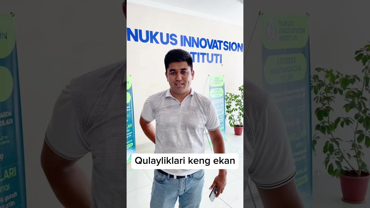Nukus Innovatsion Instituti Guliston shahrida Imtihon