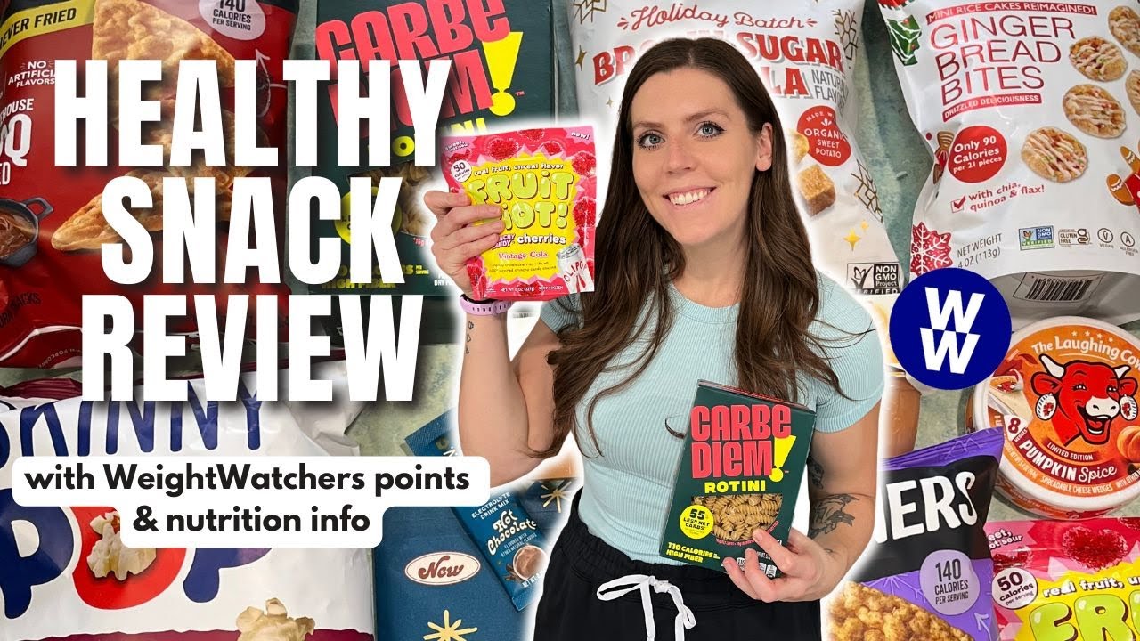 Healthy Snack Review | Trying New Healthy Low Point Foods | WeightWatchers Points, Calories & Macros