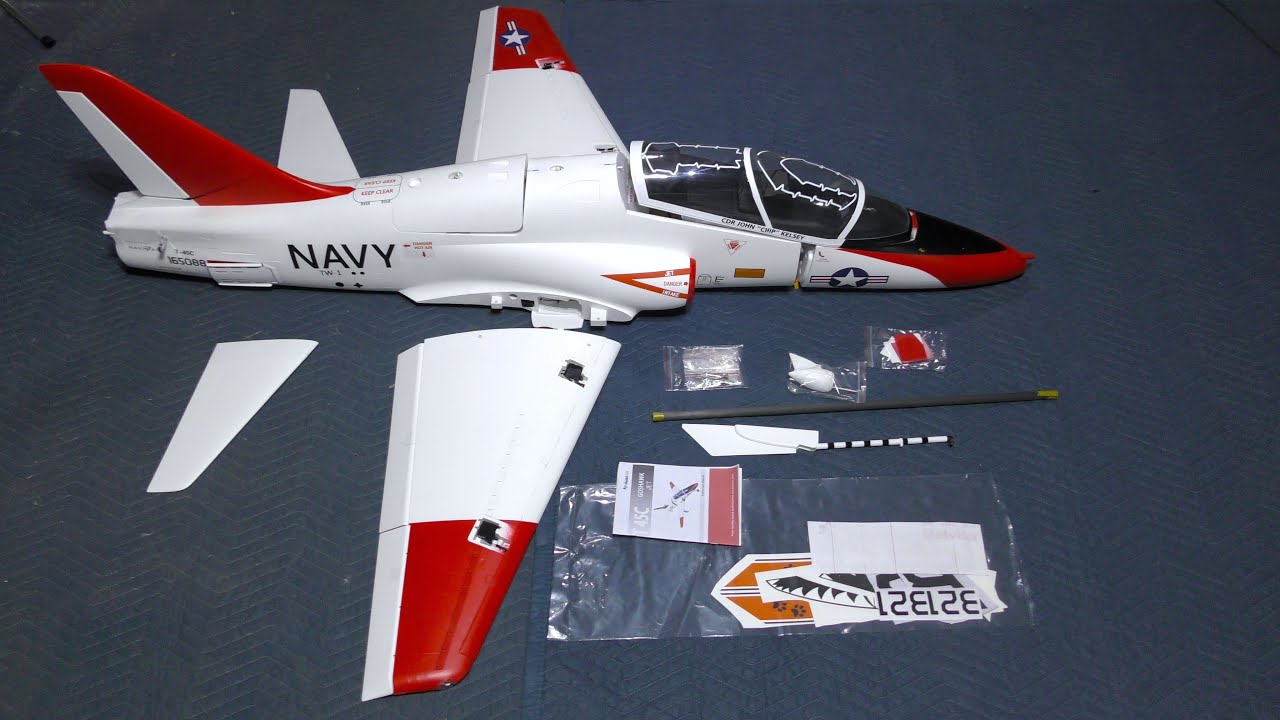 Unboxing the Global Aerofoam/ Banana Hobby T-45 Goshawk