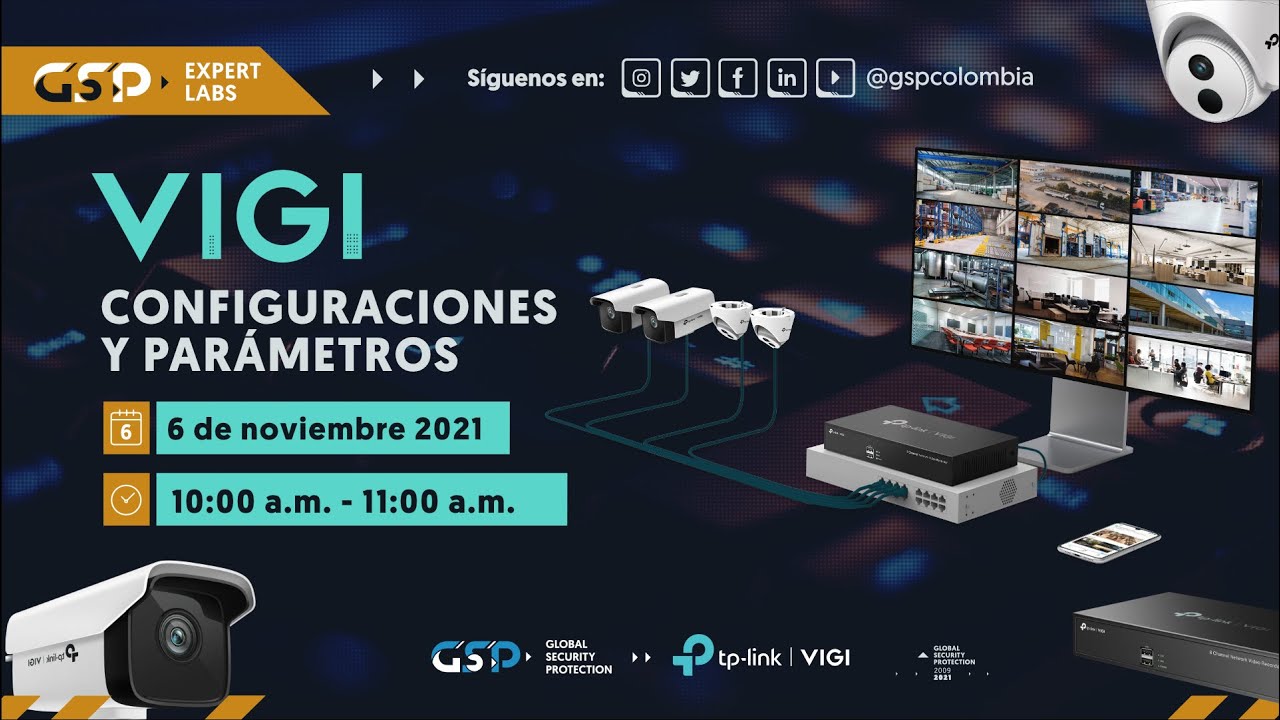 EXPERTLAB GSP 🛠️:  Configuración y Parámetros *CCTV IP VIGI de TP-LINK