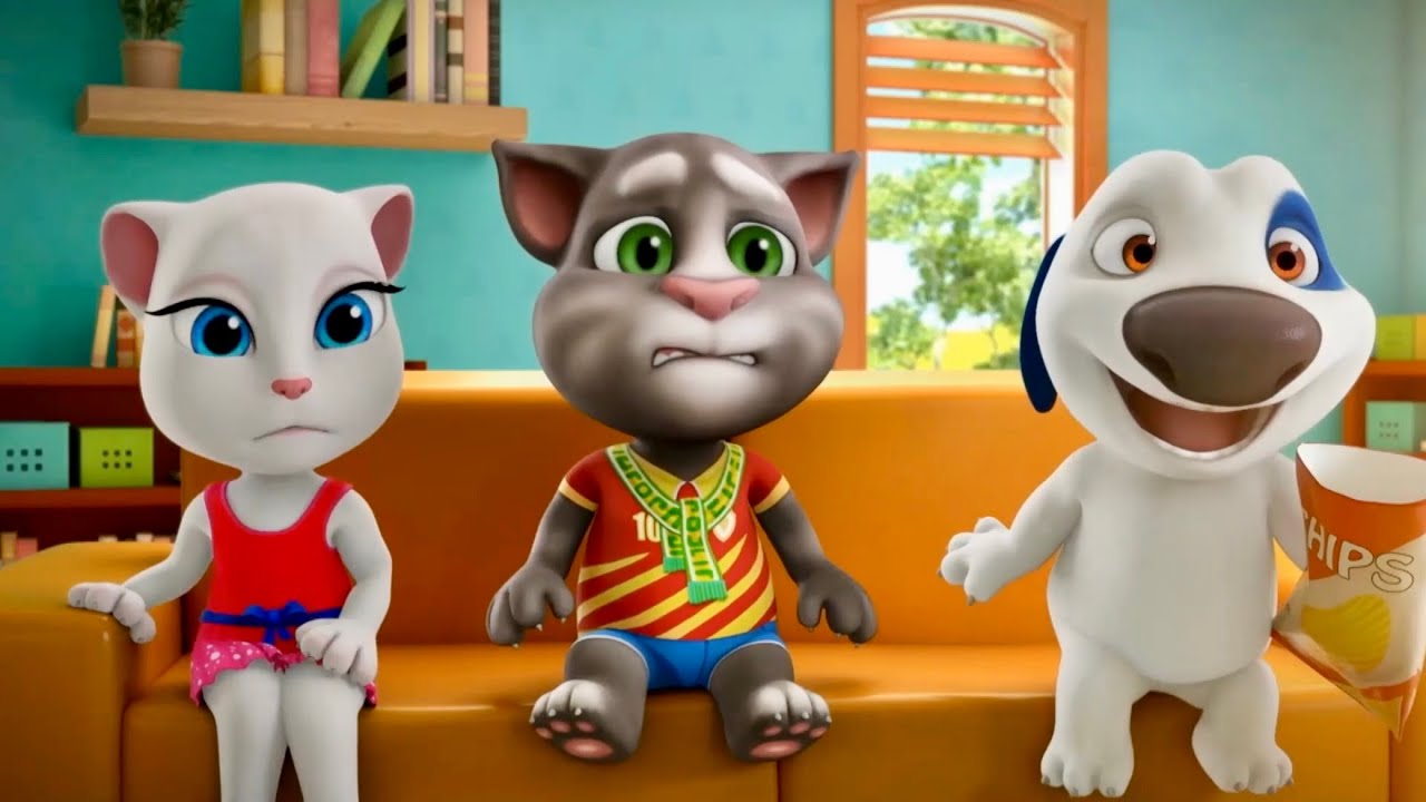 Talking Tom - Football Freak 💚 Super Toons TV - Best Cartoons