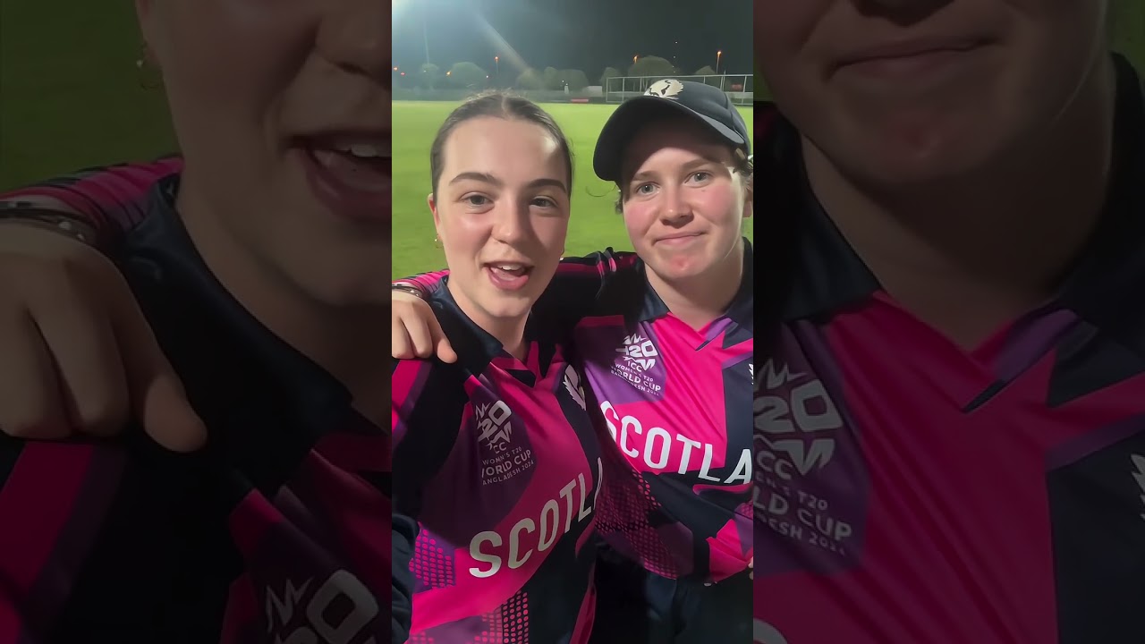 First warm-up game win against Pakistan in women's #t20worldcup2024 #scotland  #cricket