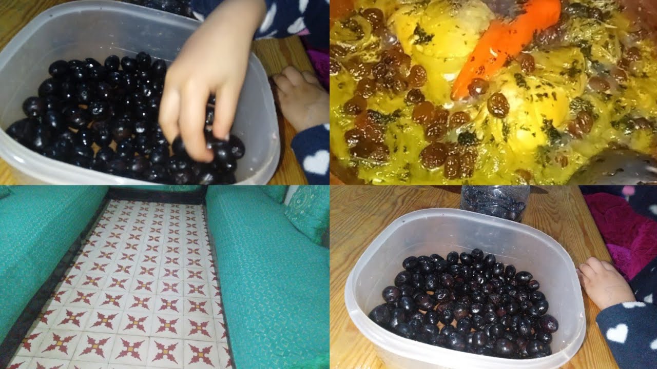 شاركت معاكم نهاري جمعت البيت وطريقة ترقاد الزيتون الأسود ودعائنا مع ناس المتضررين بالفياضان 🤲