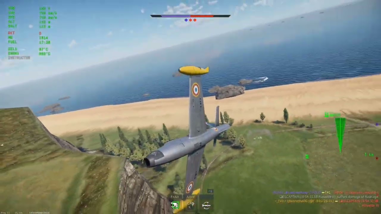 F-84G Warthunder Gameplay 