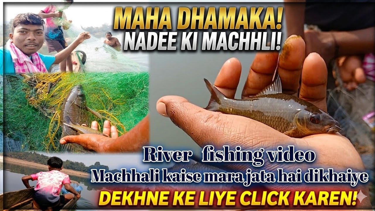 Fishing vlog video | River Fishing Video | Machhali kaise mara jata hai dikhaiye 