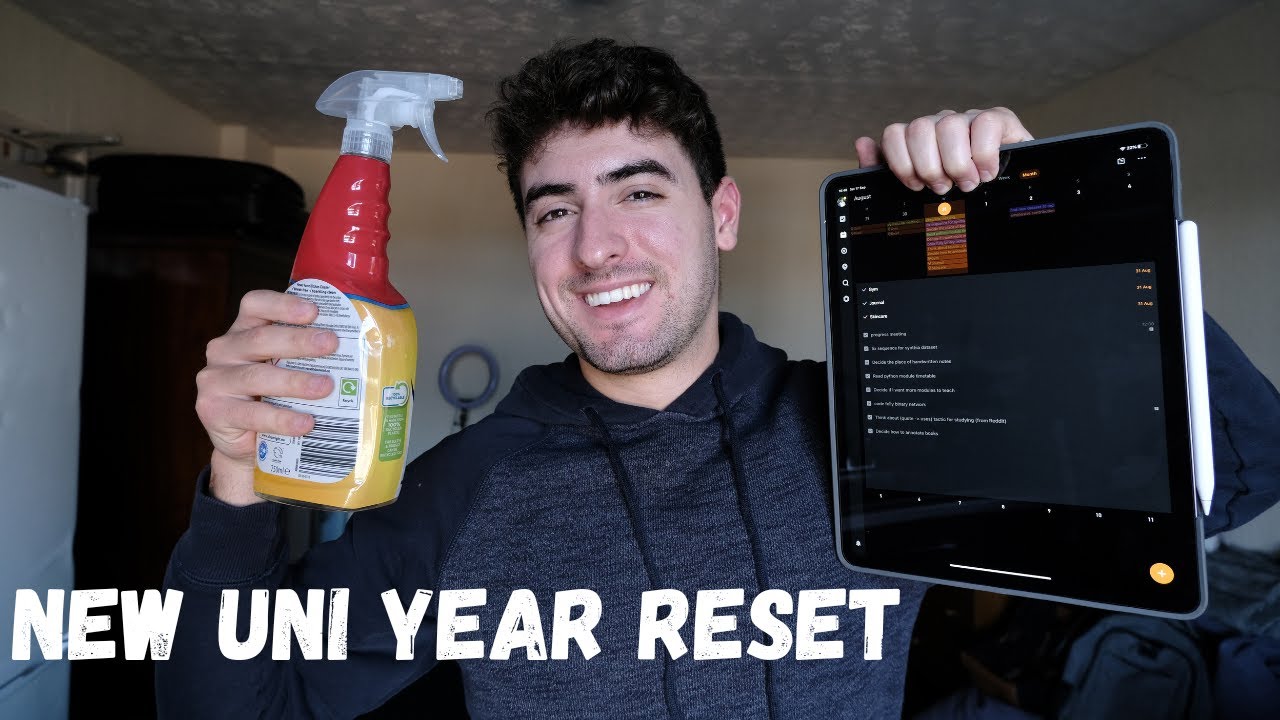 Reset For A New University Year | Room Clean-Up, Digital Decluttering & Task Management