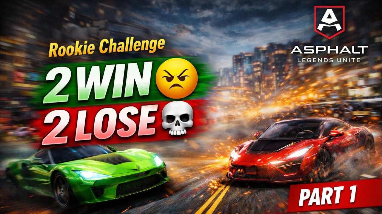 4K Quality Asphalt Legend | Gauntlet Mode Rookie Challenge 😤 | 2 Jeet 🔥 2 Haar 💀 | Part 1 