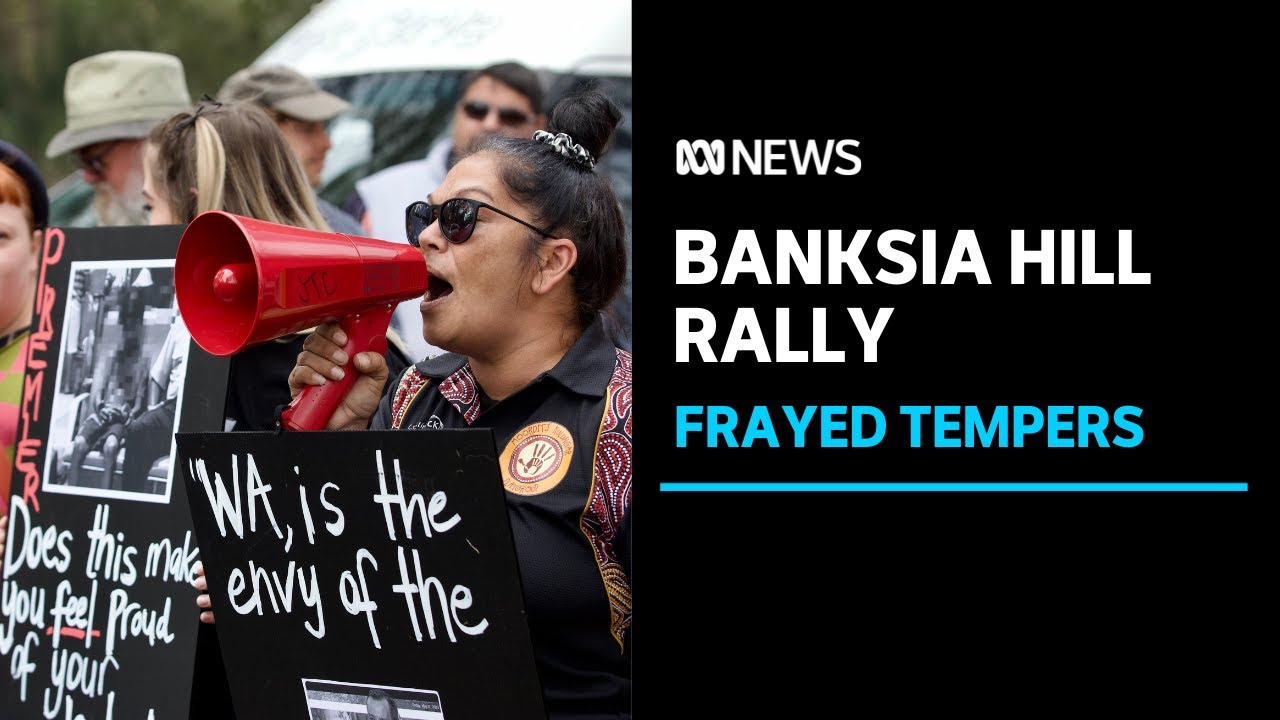 Heated scenes outside Perth's Banksia Hill detention centre as the Premier stands firm | ABC News