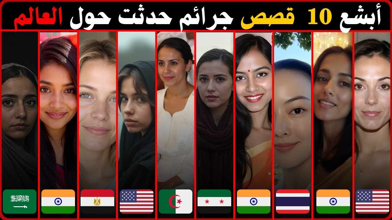 أبشع 10  قصص جرائم حدثت حول العالم  | وثائقي جريمة حقيقية