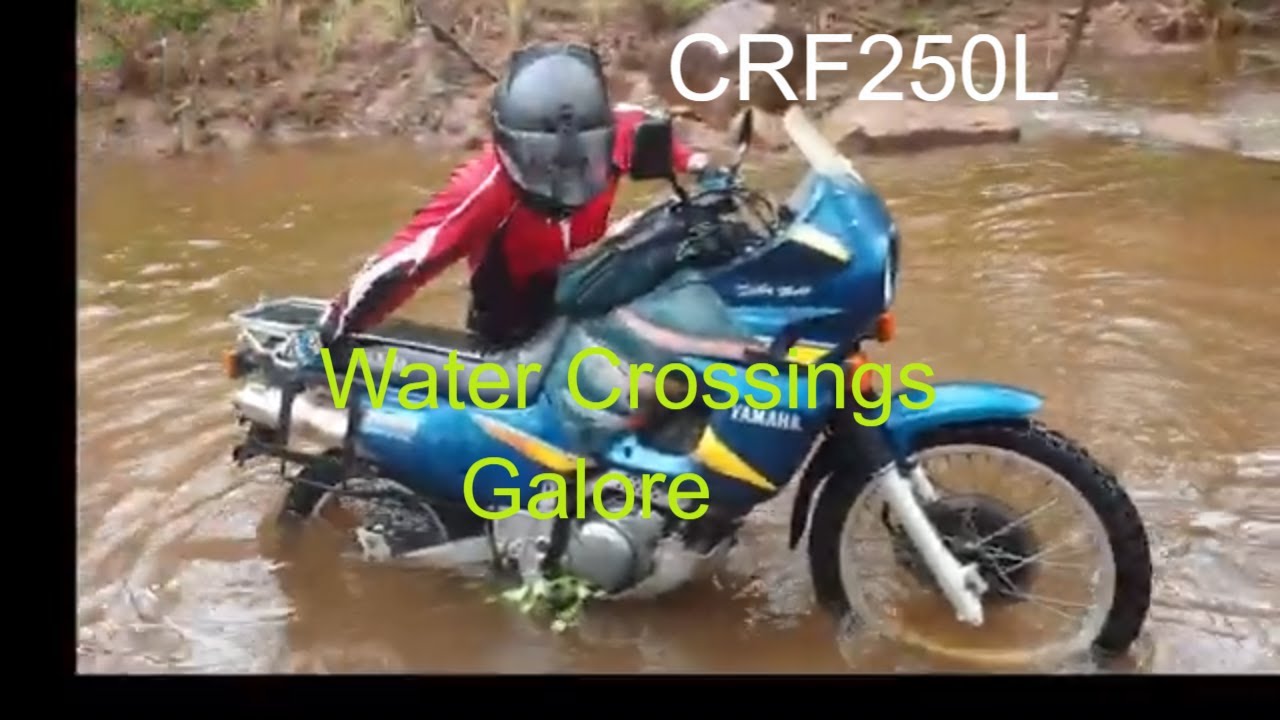 CRF250L -Tenere xtz 660 Water crossings,rain and a lot of fun that we didn't expect.