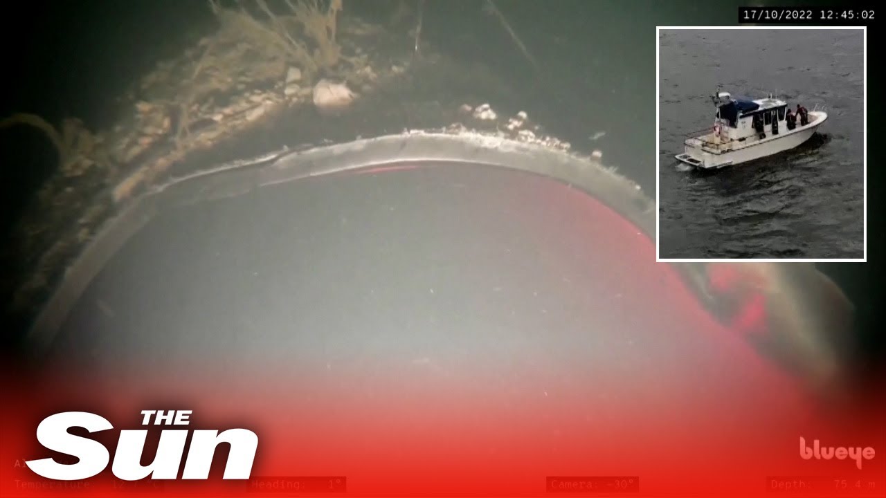 Underwater video shows 50 metre 'missing' section of Nord Stream pipeline after suspected sabotage