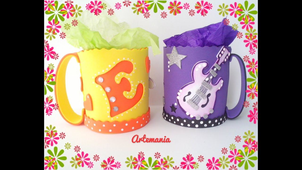 DIY taza de fomy