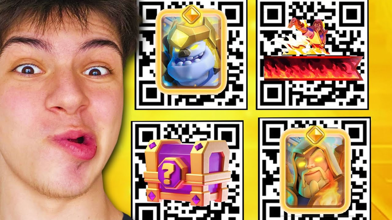 EVERY WORKING QR CODE GIFT FOR EVERYONE (NEW QR REWARDS!) - Clash Royale