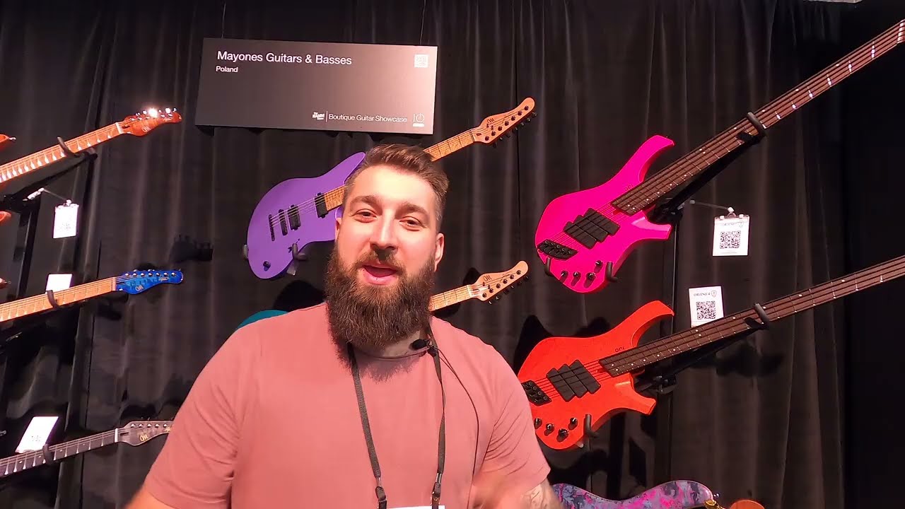 Новые бас-гитары MAYONES будут представлены на выставке NAMM 2026.
