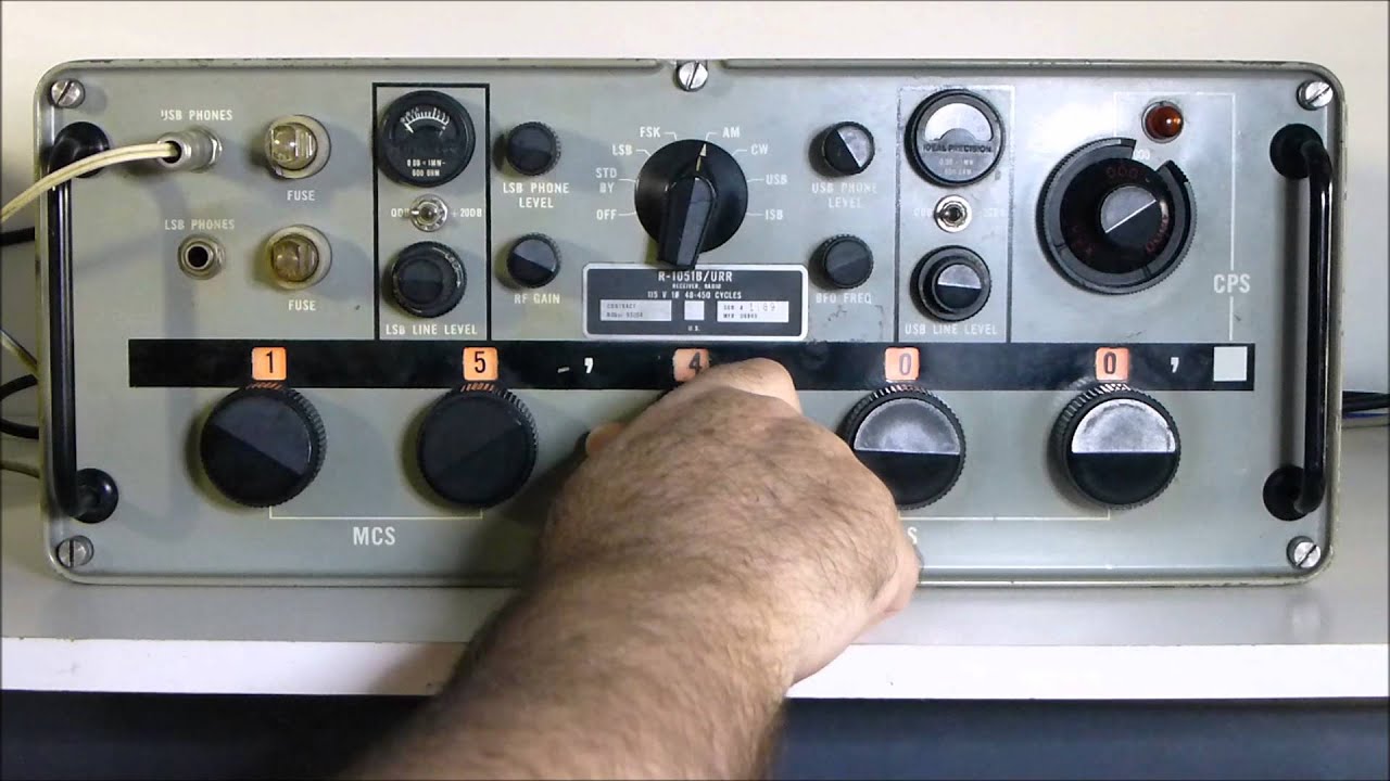 General Dynamics R-1051B HF Receiver