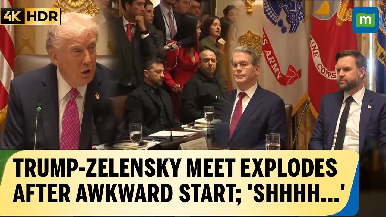 Неловкая встреча Трампа и Зеленского закончилась словесной перепалкой после того, как президент У...