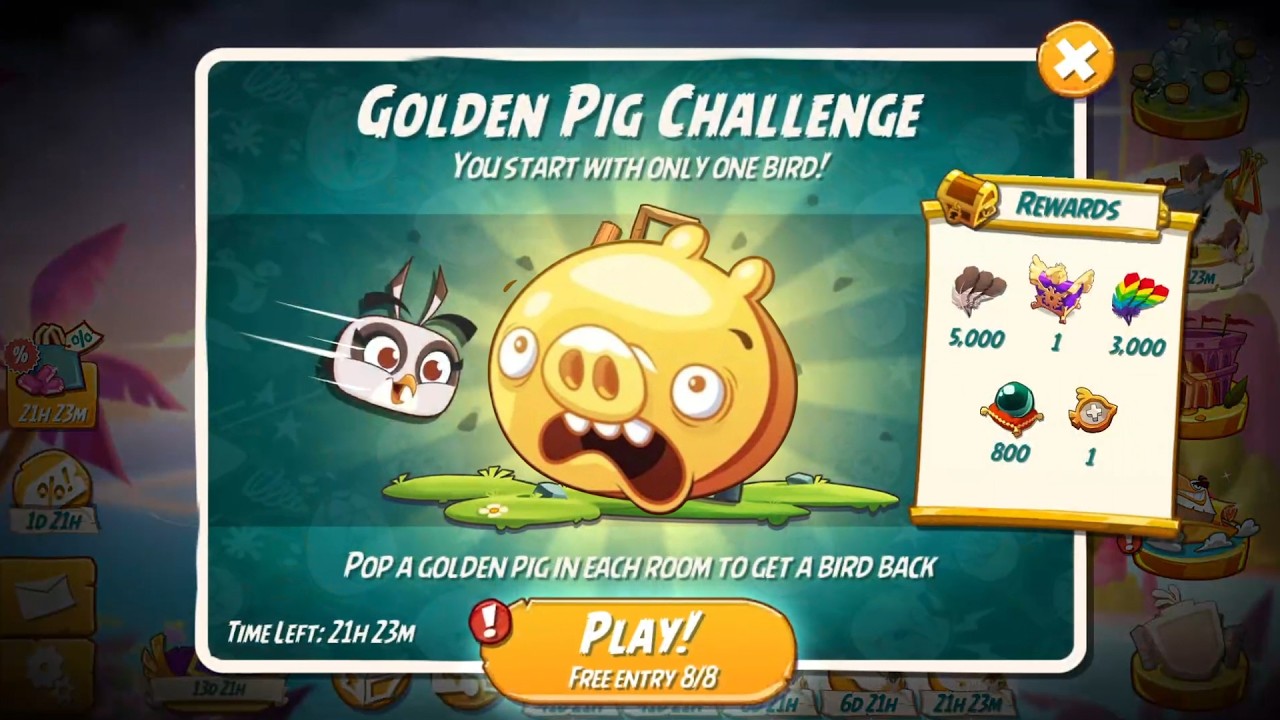 Angry Birds 2 AB2 Golden Pig Challenge (Mar 27, 2026)