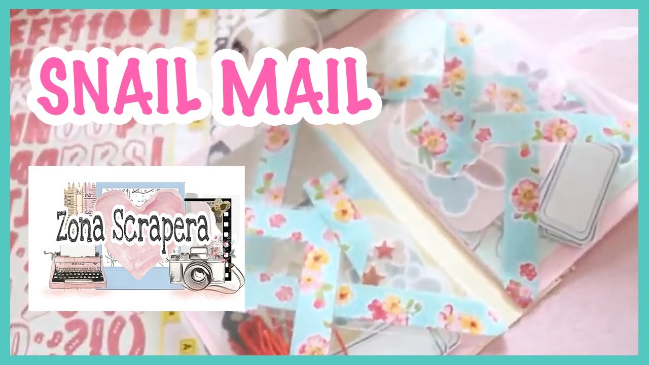 📔 Cómo HACER una SNAIL MAIL 📎 | FT. Zona Scrapera | Scrapbook paso a paso