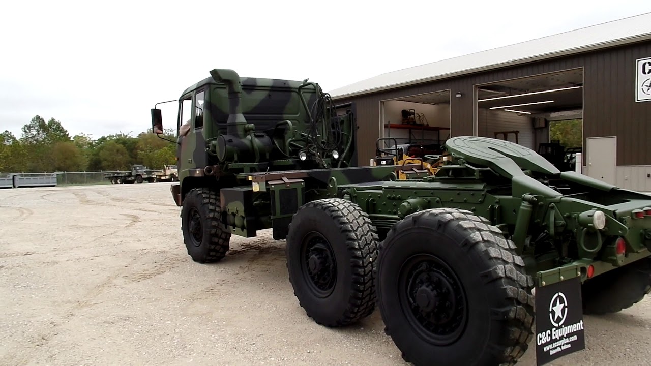 Clean M1088 Stewart and Stevenson 6x6 Semi C&C Equipment $18999