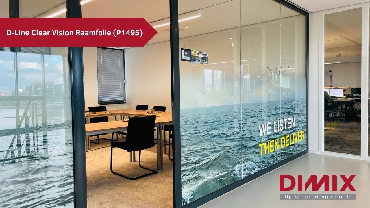 D-Line Clear Vision Raamfolie, PVC-vrij en krasbestendig (P1495) - Dimix