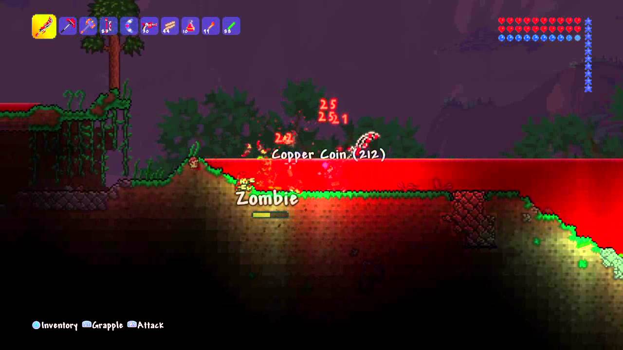 Terraria: Blood Moon Gameplay