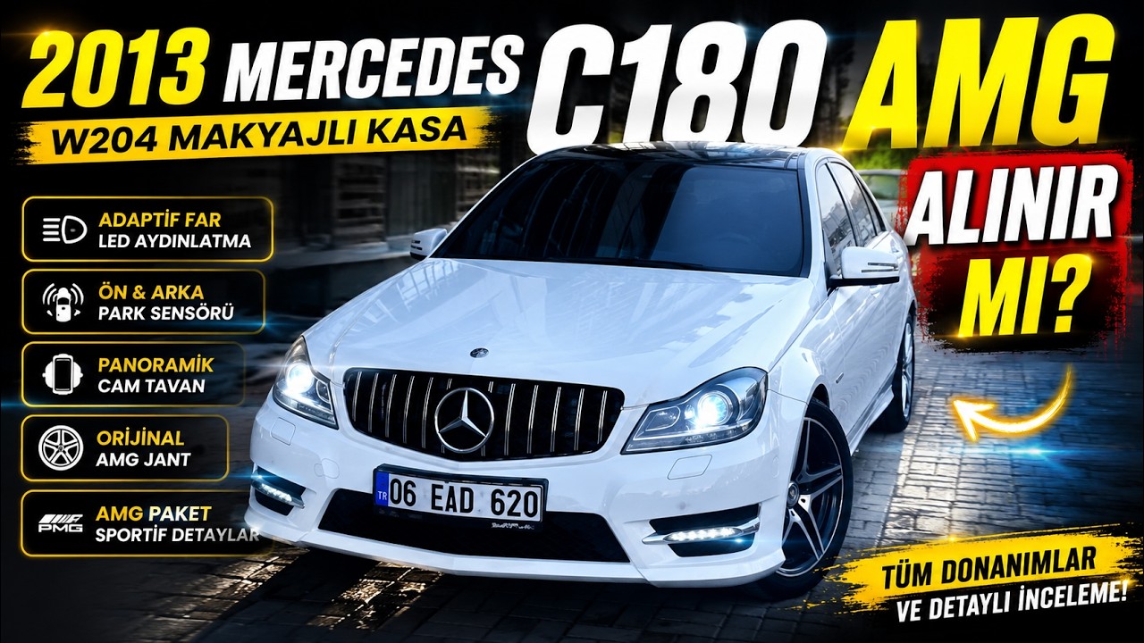 MERCEDES  C180  2013 / Alınır mı ? Detaylı inceleme