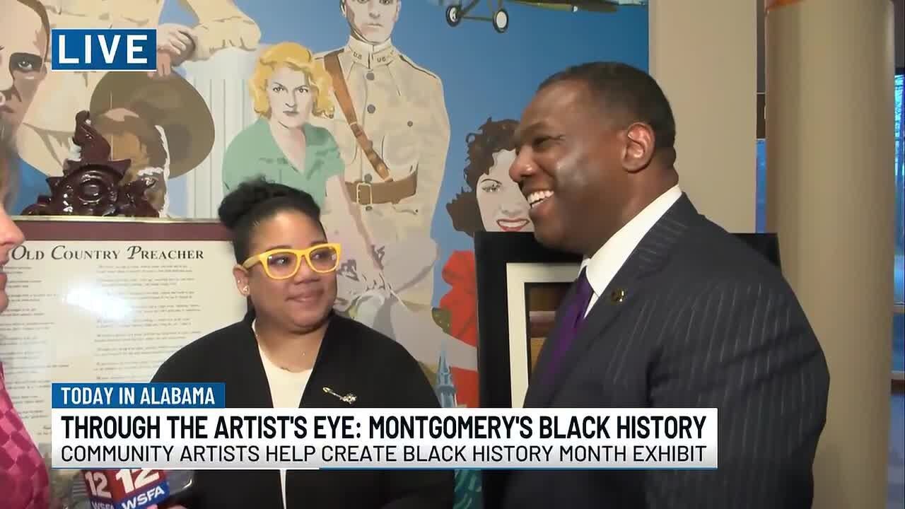 Art exhibit honoring Black History Month on display in Montgomery