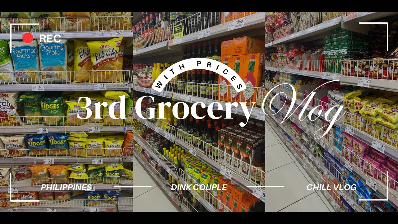 3rd Grocery shopping vlog in the Philippines with Prices included ☺️ DINK couple