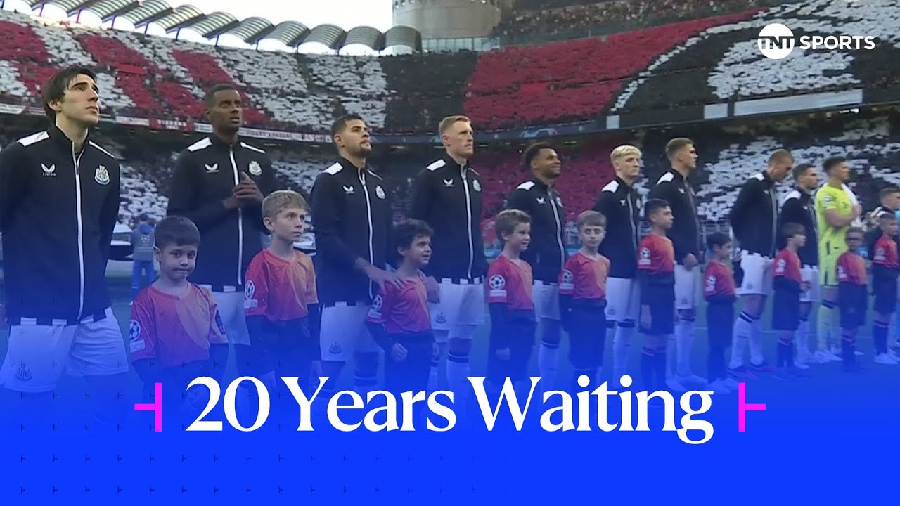 GOOSEBUMPS! | Newcastle United Make Champions League Return As Famous Anthem Plays At The San Siro 😍