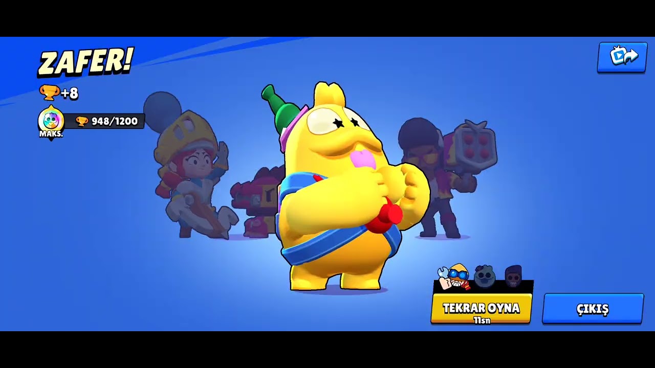BRAWL-STARS SUPER OYUNDU İZLEMEYE DEYER BOL SAVAŞ VE KASA AÇILIMI.