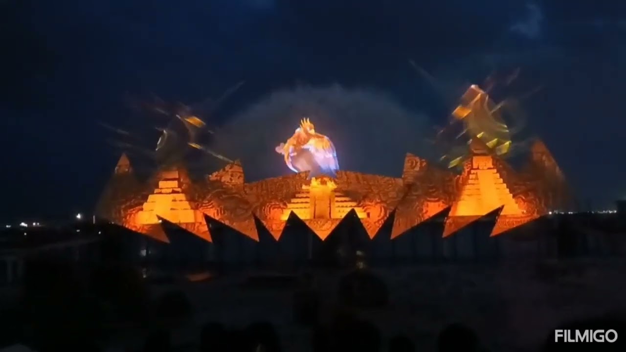 Santosa beach ''Wings of time'' Light & Sound show 