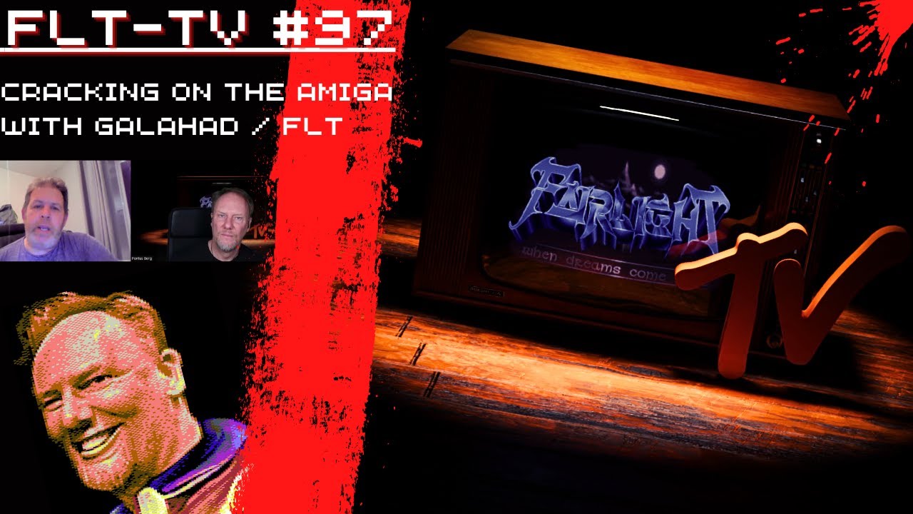 FairLight TV #97,  Learn to crack on the Amiga with Galahad, part #1