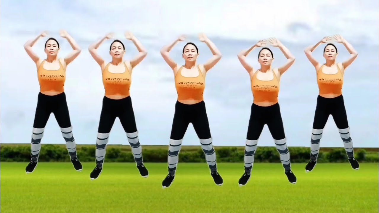 simple exercise, to lose weight, reduce belly fat, slim waist, fat burning/lovely dance fit