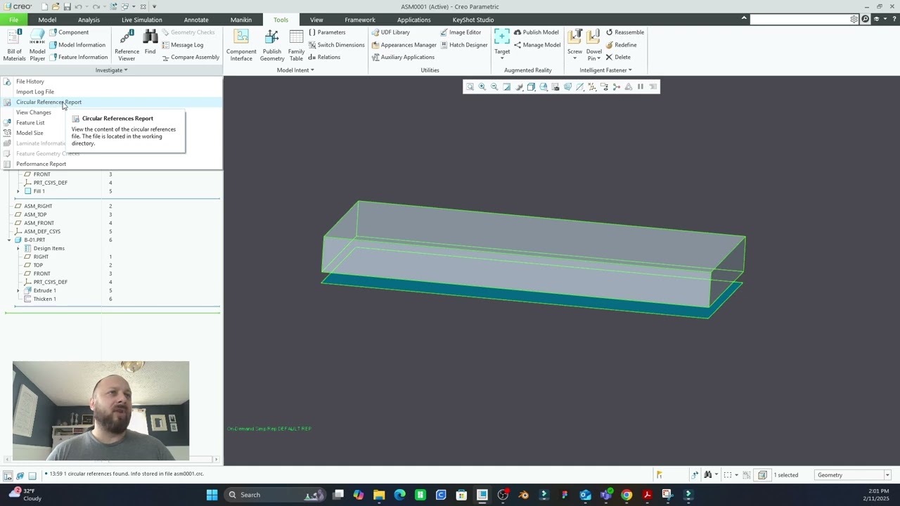 How to Fix Circular Reference Errors in Creo Parametric #creoparametric #errorfix