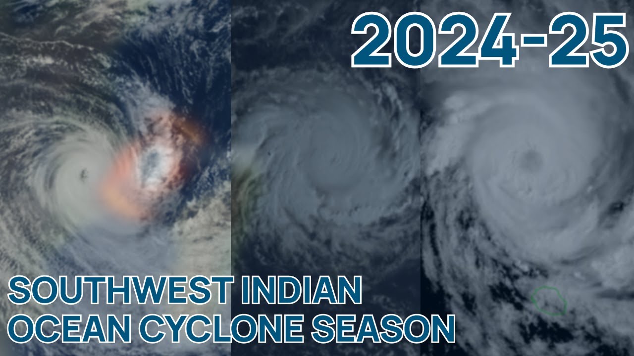 2024-25 Southwest Indian Ocean Cyclone Season Animation